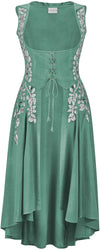 Tauriel Maxi Overdress Limited Edition Cool Sage Silver Embroidery