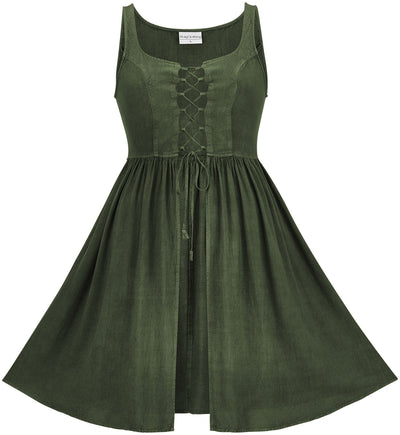 Liesl Mini Overdress Limited Edition Moss Green