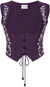 Tauriel Top Limited Edition Mystic Purple Silver Embroidery