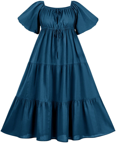 Belle Maxi Chemise Limited Edition Majolica Blue