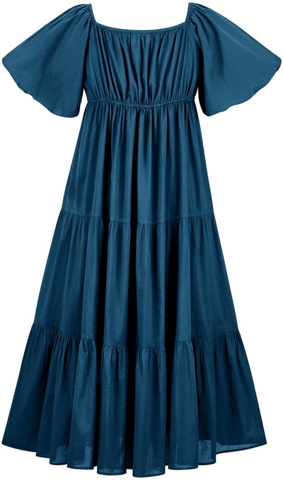 Belle Maxi Chemise Limited Edition Majolica Blue