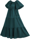 Belle Maxi Chemise Limited Edition Teal Peacock