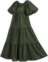 Belle Maxi Chemise Limited Edition Moss Green