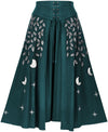 Celestia Maxi Overskirt Limited Edition Teal Peacock