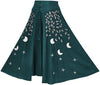 Celestia Maxi Overskirt Limited Edition Teal Peacock