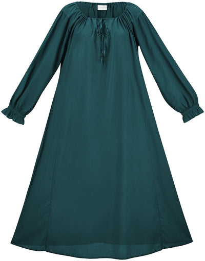 Renée Maxi Chemise Limited Edition Teal Peacock