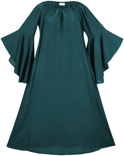 Angeline Maxi Chemise Limited Edition Teal Peacock