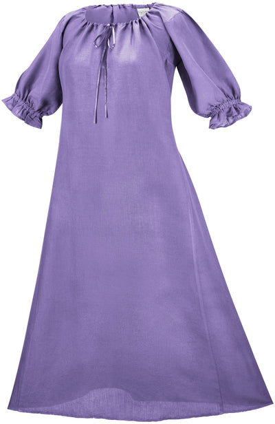 Brigid Maxi Chemise Linen Limited Edition Purples