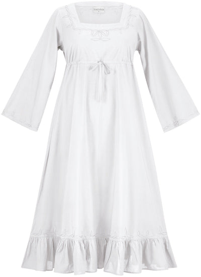 Luna Maxi Nightgown Cotton | In Stock | Final Sale