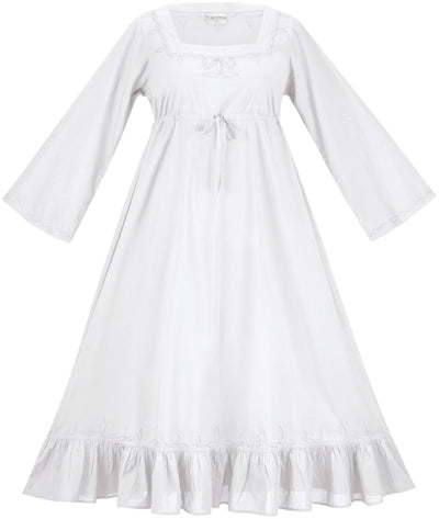 Luna Maxi Nightgown Cotton | In Stock | Final Sale