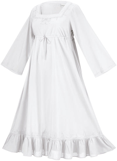 Luna Maxi Nightgown Cotton | In Stock | Final Sale