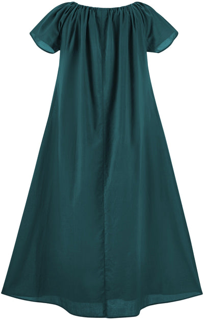 Liesl Chemise Limited Edition Teal Peacock